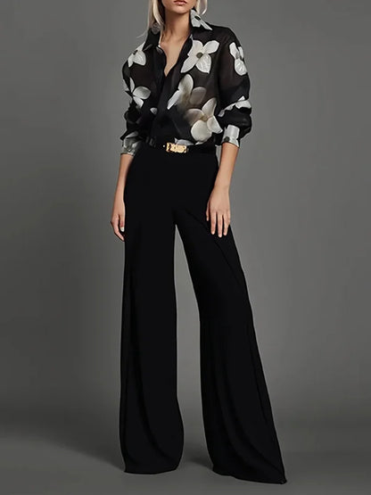 IVANNA | Blouse élégante stylée à manches longues