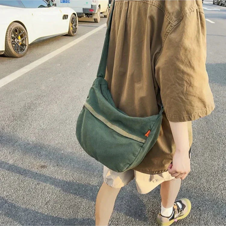 Chic Avery Canvas Shoulder Bag – Perfect for Daily Adventures!
