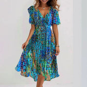 BONDI | Robe Midi Bleue