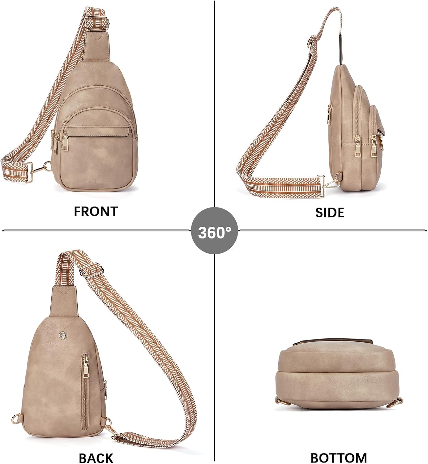 Elevate your style with the Alice Chic leather crossbody bag