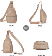 Elevate your style with the Alice Chic leather crossbody bag