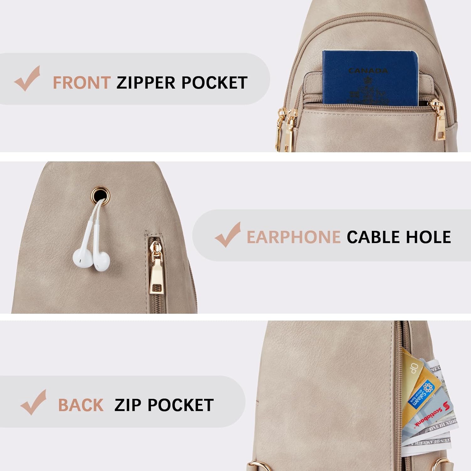 Elevate your style with the Alice Chic leather crossbody bag