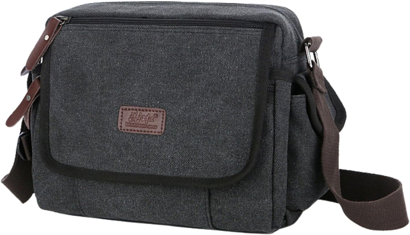 Rowan | Sac messager en toile vintage à bandoulière