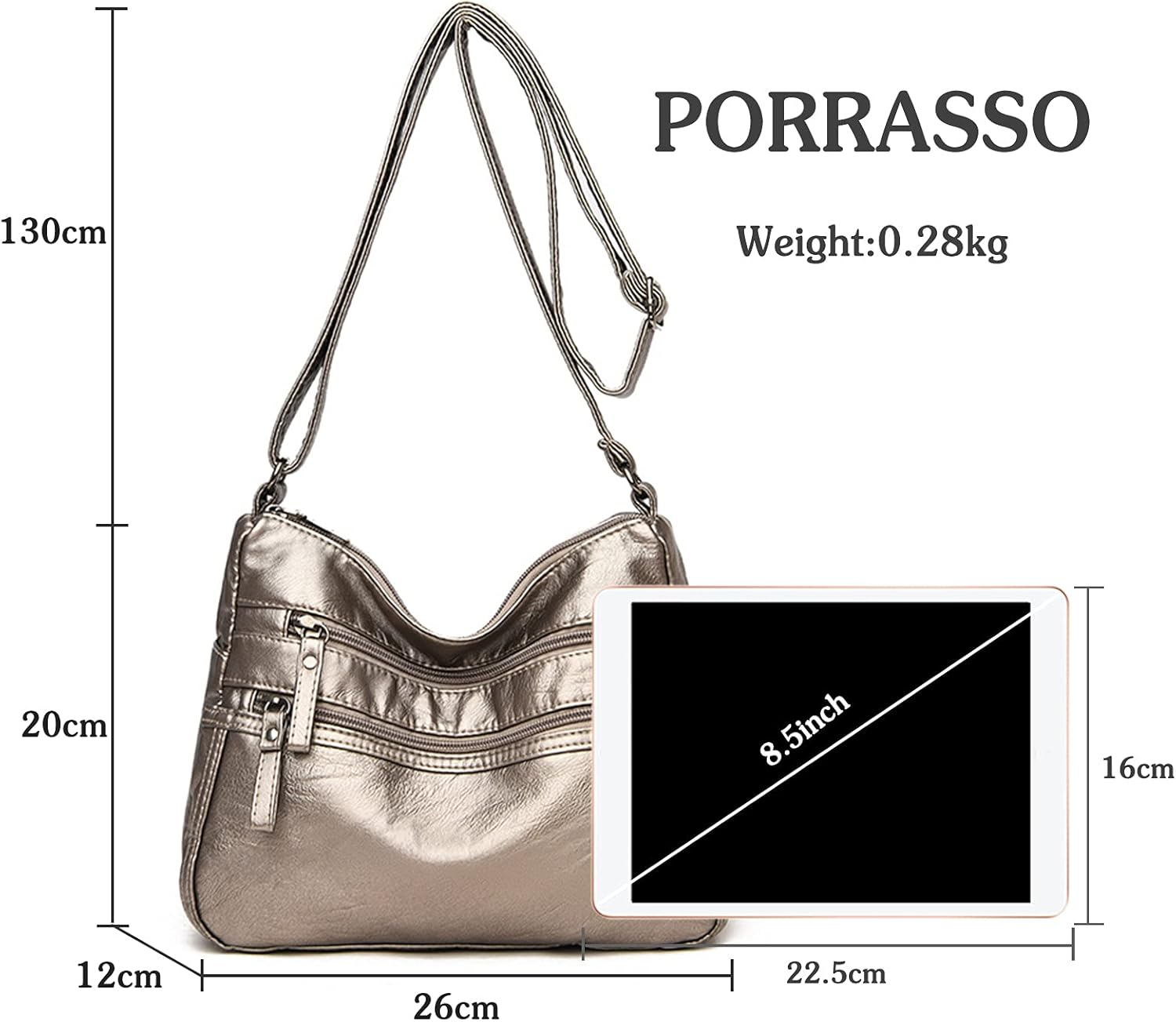 Lila | Trendy Crossbody Bag with Non-Slip for Optimal Safety