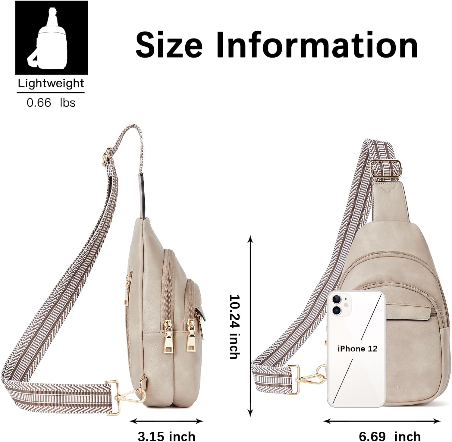 Elevate your style with the Alice Chic leather crossbody bag