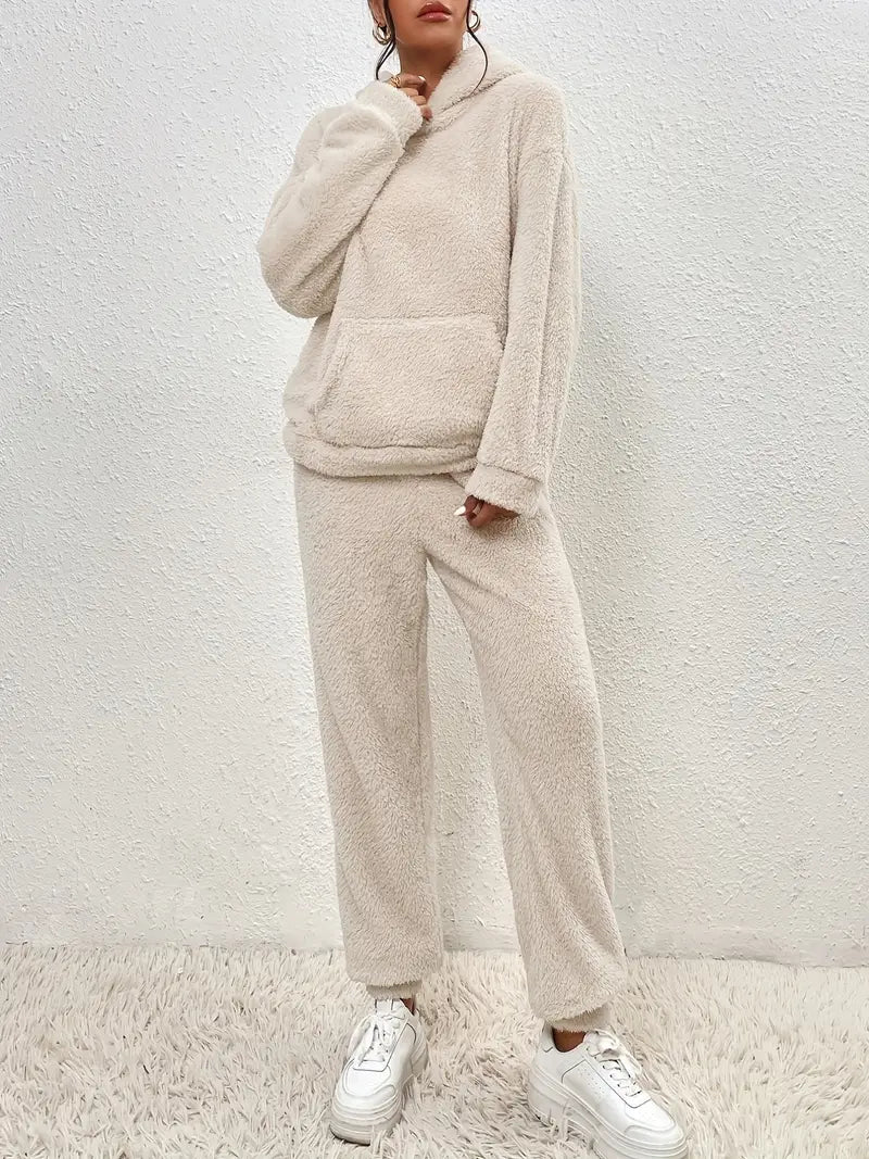 HAILEY | Naisten kaksiosainen fleece-teddyasu