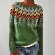 Maude | Pull Tricoté au Charme Nordique
