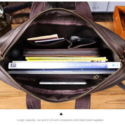 Jaime | Upea nahkainen olkalaukku matkalaukku