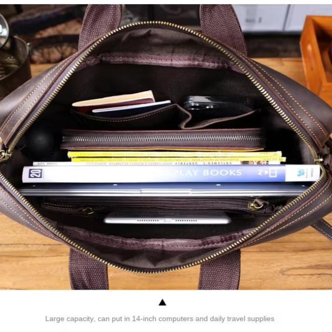 Jaime | Upea nahkainen olkalaukku matkalaukku