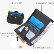 Jessie | Lommebok for reise i skinn med RFID-beskyttelse