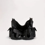 Jayceon | Sac bandoulière en cuir de moto punk à grande capacité
