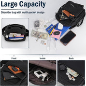 Waterproof and stylish anti-theft shoulder bag for men Carter