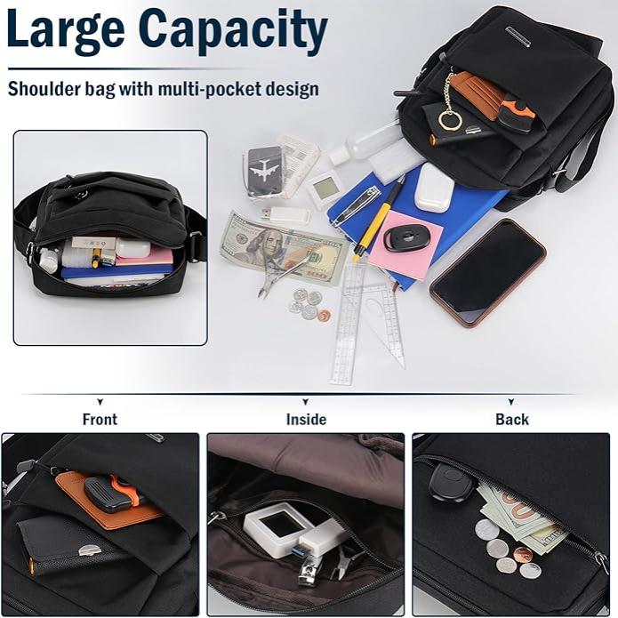 Waterproof and stylish anti-theft shoulder bag for men Carter