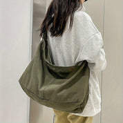 Hailey | Oversized Canvas Crossbody Bag Chic for Effortless Style