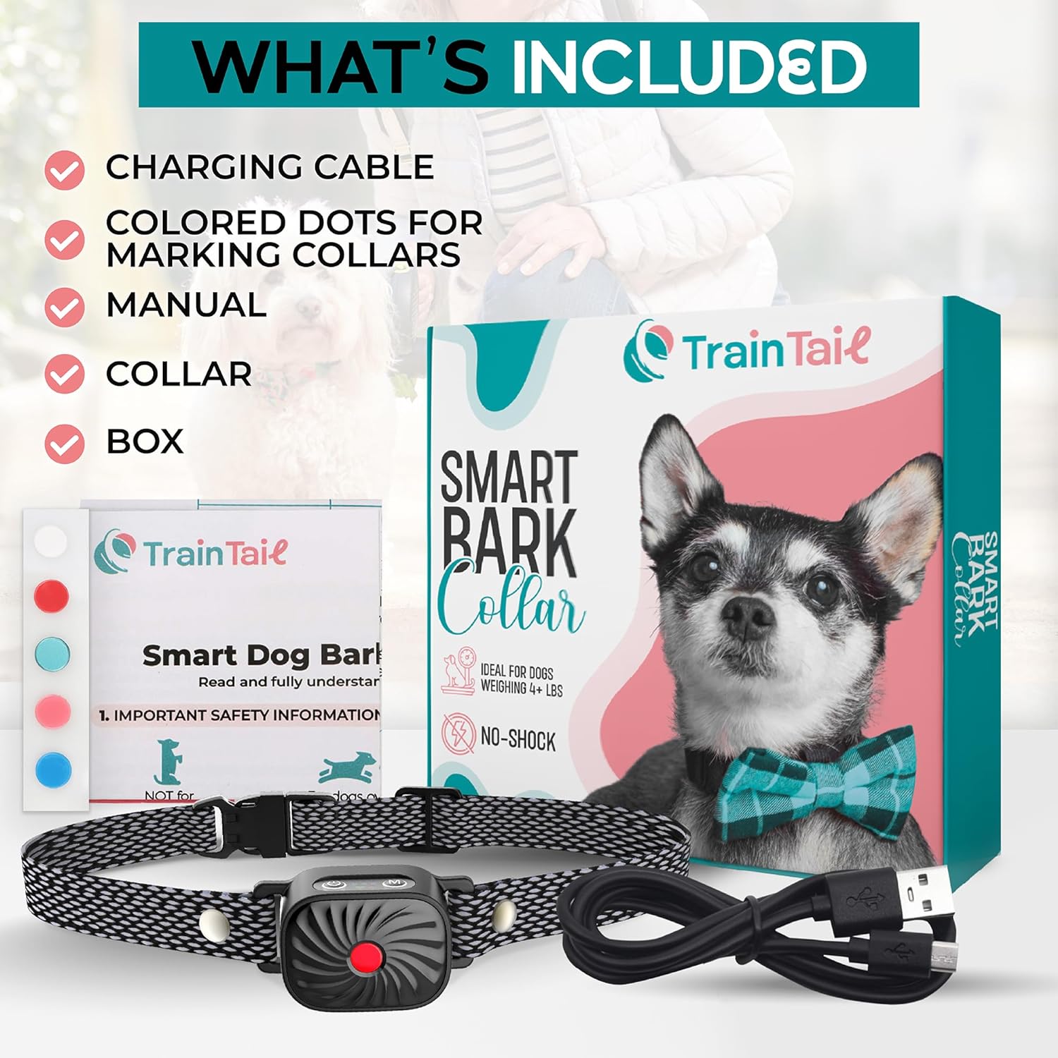 Nina | Anti-Bark Collar – Guaranteed Calm for Small Dogs