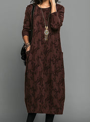 LEAH | Elegant winter dress with pockets