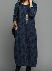 LEAH | Elegant winter dress with pockets