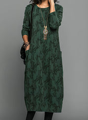 LEAH | Elegant winter dress with pockets