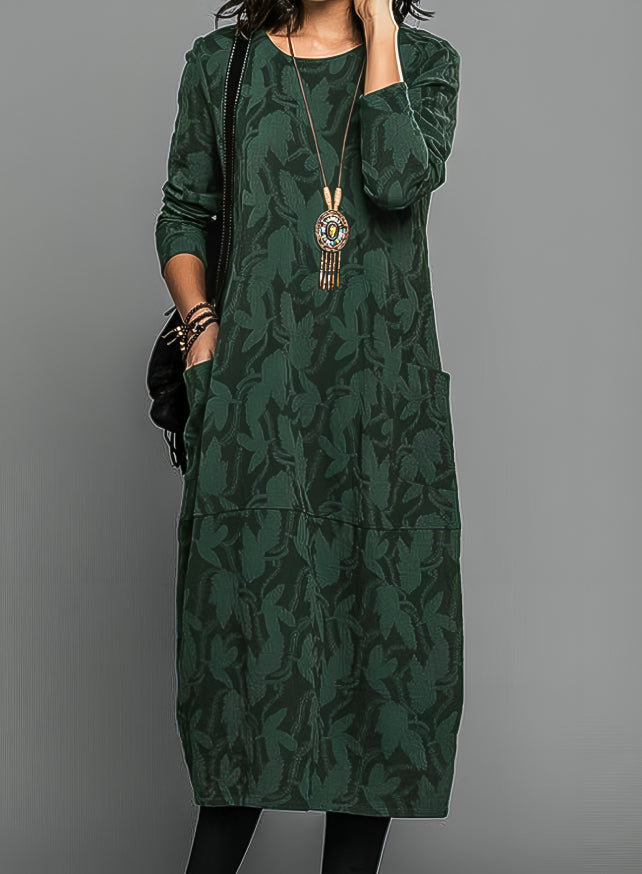 LEAH | Elegant winter dress with pockets