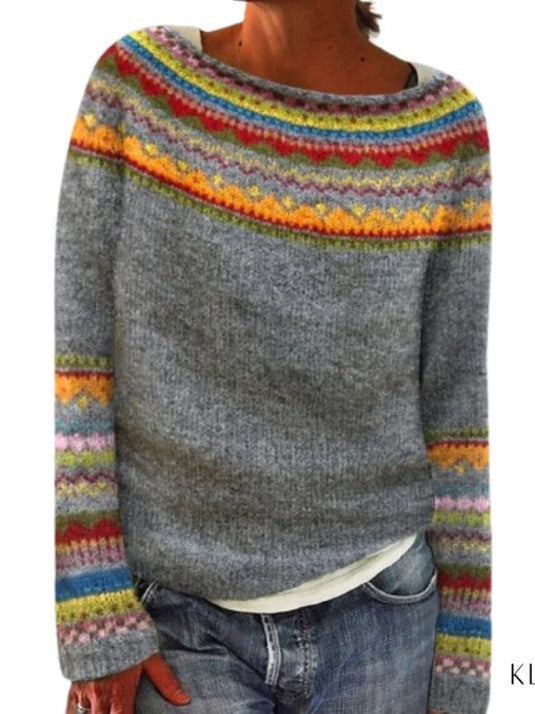 Maureen | Nordic Charm Knitted Sweater