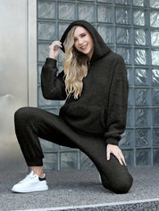 HAILEY | Naisten kaksiosainen fleece-teddyasu