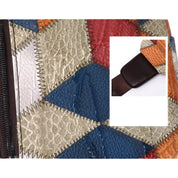 Keily | Women's Shoulder Bag with Embossed Pattern and Colorblock