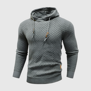 Leo | Hip hoodie with embossed pattern