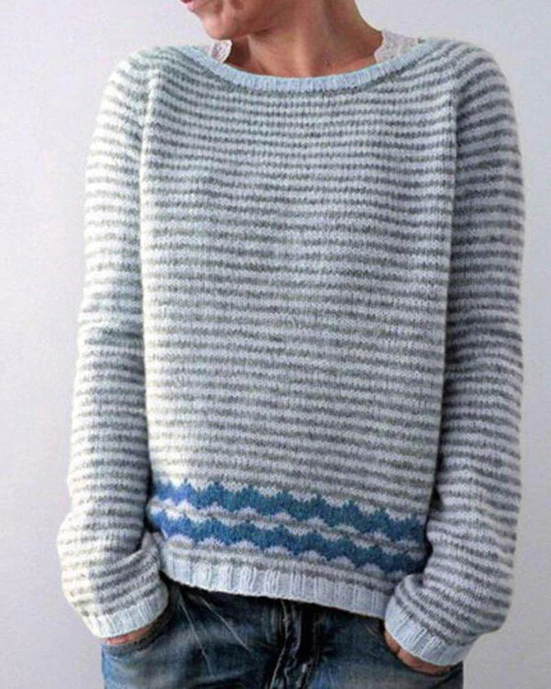 Maude | Pull Tricoté au Charme Nordique