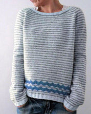Maude | Pull Tricoté au Charme Nordique