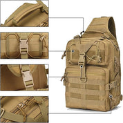 Sincere | Large Tactical Crossbody Bag for Men's Travel