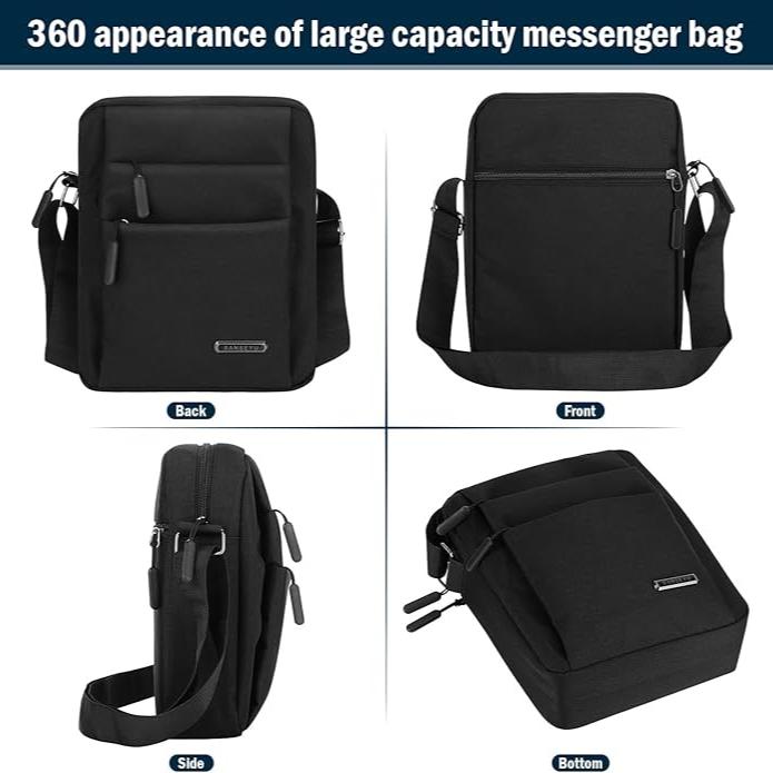 Waterproof and stylish anti-theft shoulder bag for men Carter
