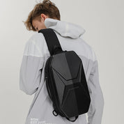 Small waist bag with shoulder strap featuring anti-theft protection and charging function Jayden