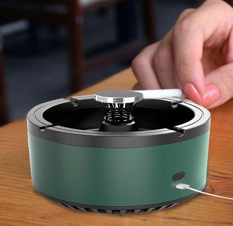 Electric smokeless ashtray