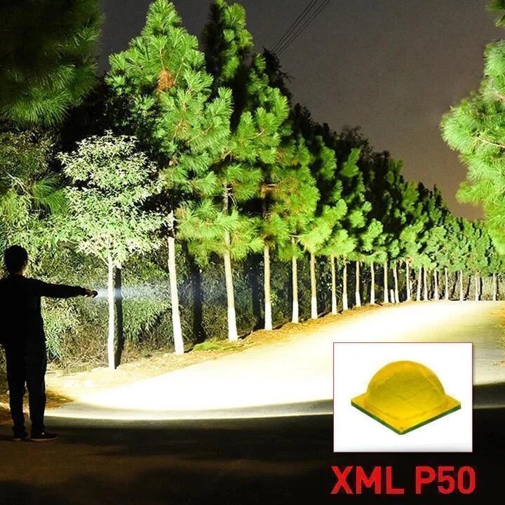 90 000 lumens XHP50.2 DERNIÈRE lampe de poche 5
