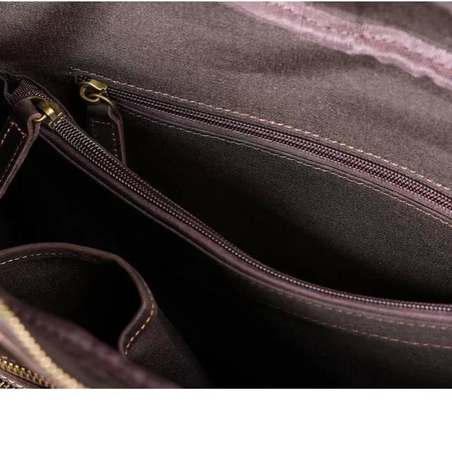 Jaime | Upea nahkainen olkalaukku matkalaukku