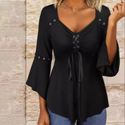 MARYAM | Elegant V-neck Blouse