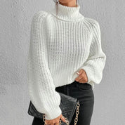Ellaine | Pull à col roulé doux pour femmes en coton