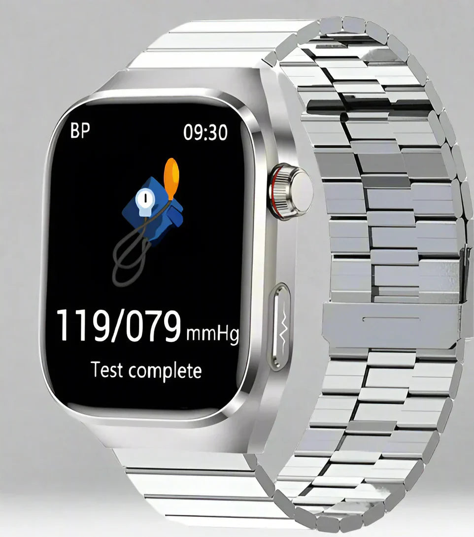 Advanced Health Smartwatch avec ECG, surveillance de la glycémie, affichage AMOLED de 2,04 pouces - Tracker de fitness imperméable 10