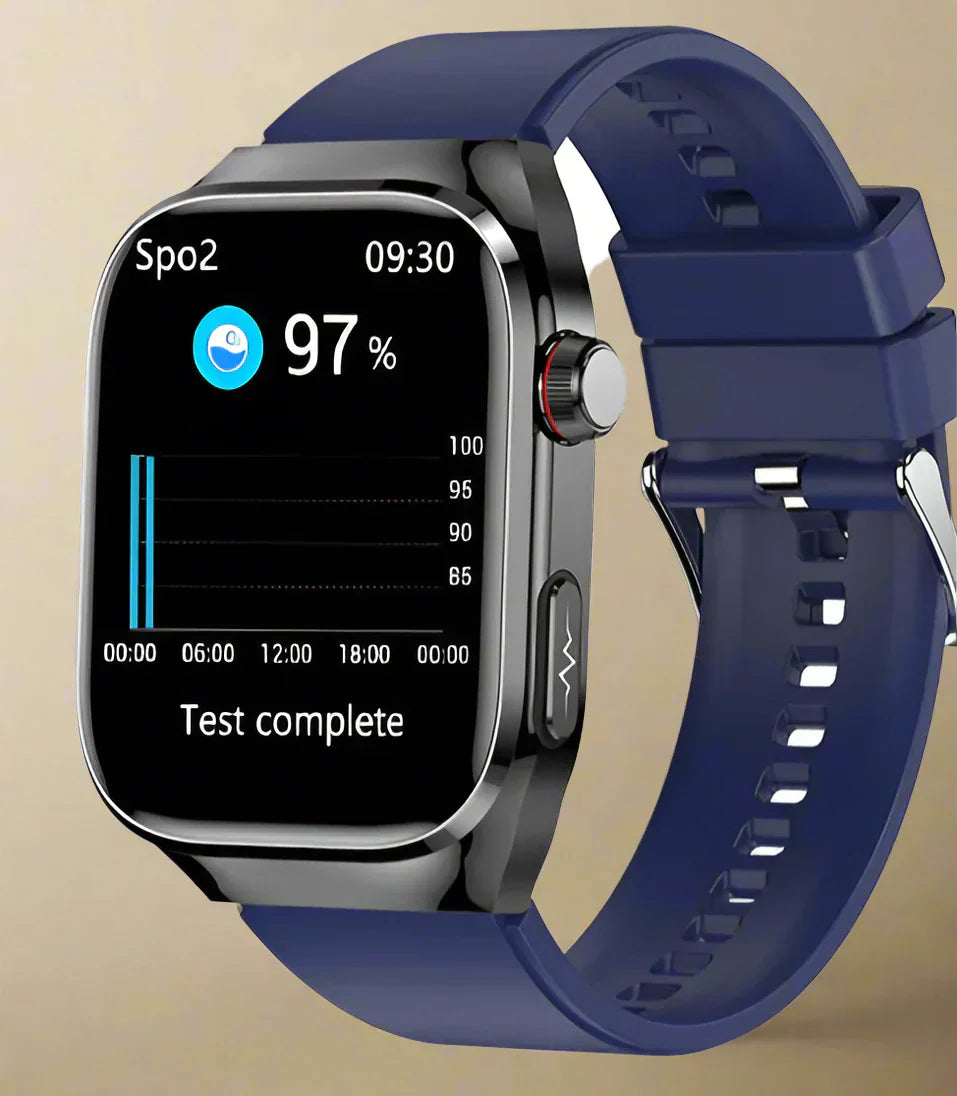 Advanced Health Smartwatch avec ECG, surveillance de la glycémie, affichage AMOLED de 2,04 pouces - Tracker de fitness imperméable 8