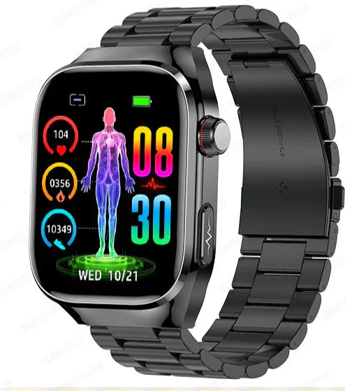 Advanced Health Smartwatch avec ECG, surveillance de la glycémie, affichage AMOLED de 2,04 pouces - Tracker de fitness imperméable 9