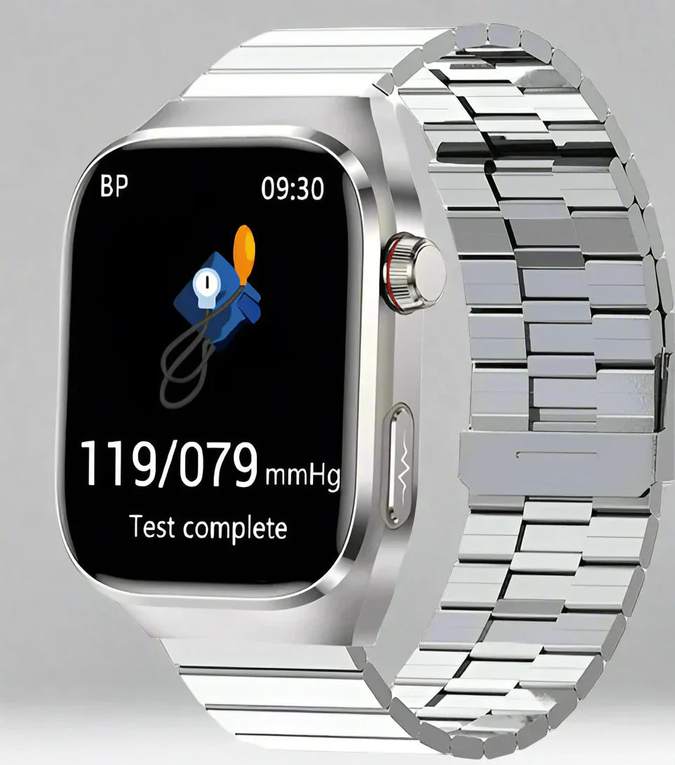 Advanced Health Smartwatch avec EKG, surveillance de la glycémie, tracker de fitness AMOLED-Display-Water-densité de 2,04 pouces 10
