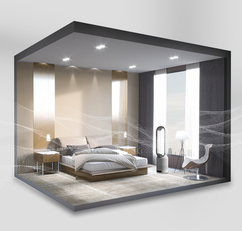 Airpure | Refroidisseur d'air 3 en 1 avec purificateur d'air | Oscillation et touche LED 7