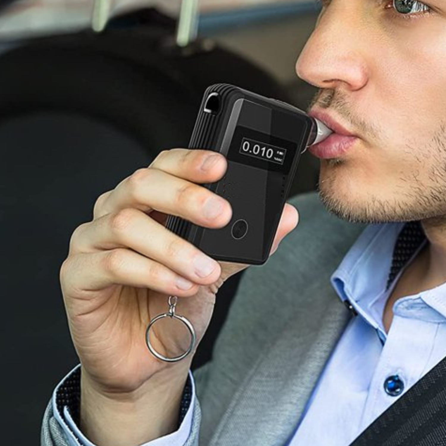 Alcootest portable compact et intelligent pour la maison et la voiture 0