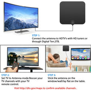 Antenne HDTV numérique à 300 miles avec booster de signal 5