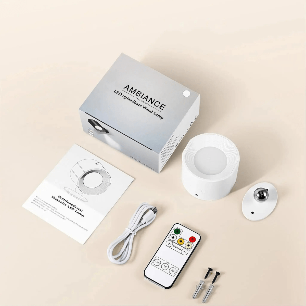 Applique murale LED rechargeable 3
