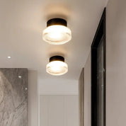 Applique murale ronde élégante avec LED - Noir, 15W Design moderne pour salon et chambre 1