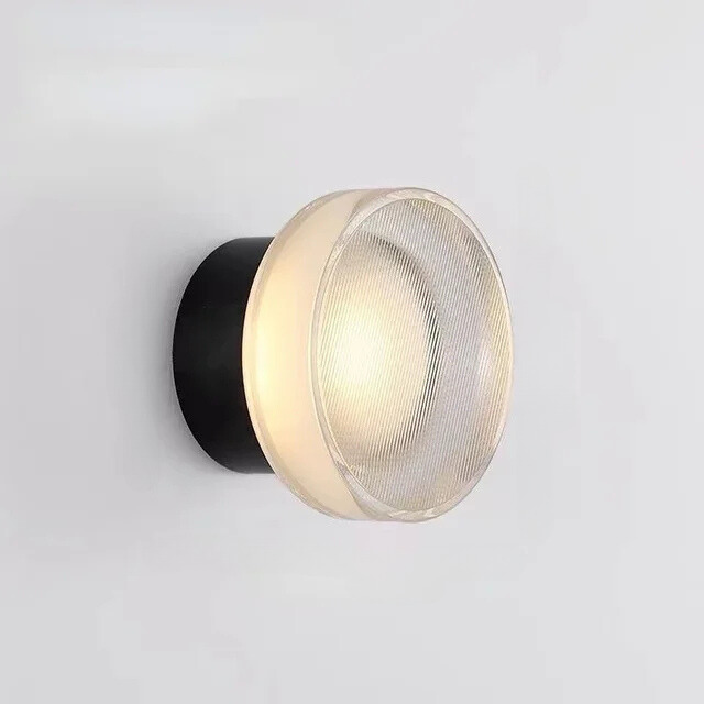 Applique murale ronde élégante avec LED - Noir, 15W Design moderne pour salon et chambre 9