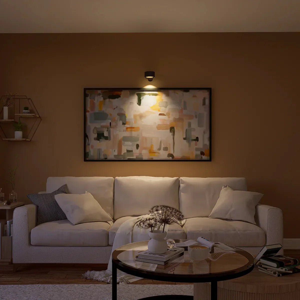 Applique murale sans fil aimantée 360° 5