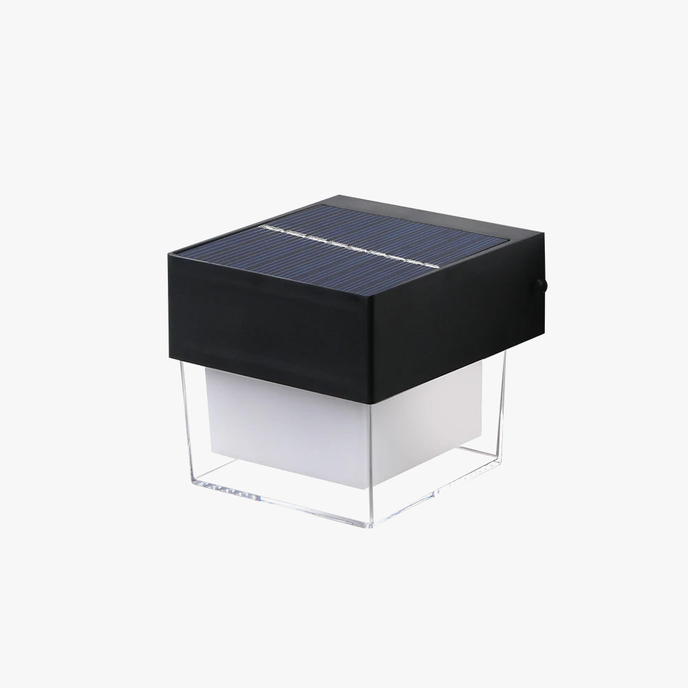 Applique murale solaire d'extérieur – Étanche, économe en énergie, design moderne, IP65, éclairage LED 4 W 5