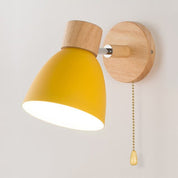 Applique murale suspendue scandinave en bois 2